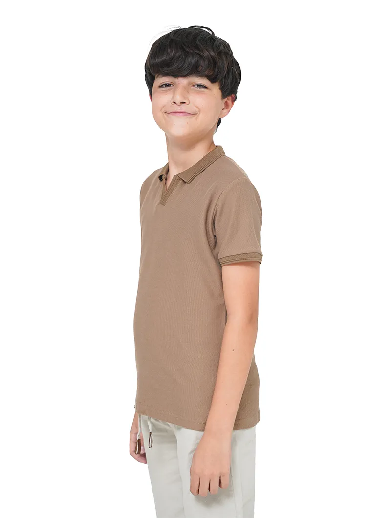 POLO en piqué de coton